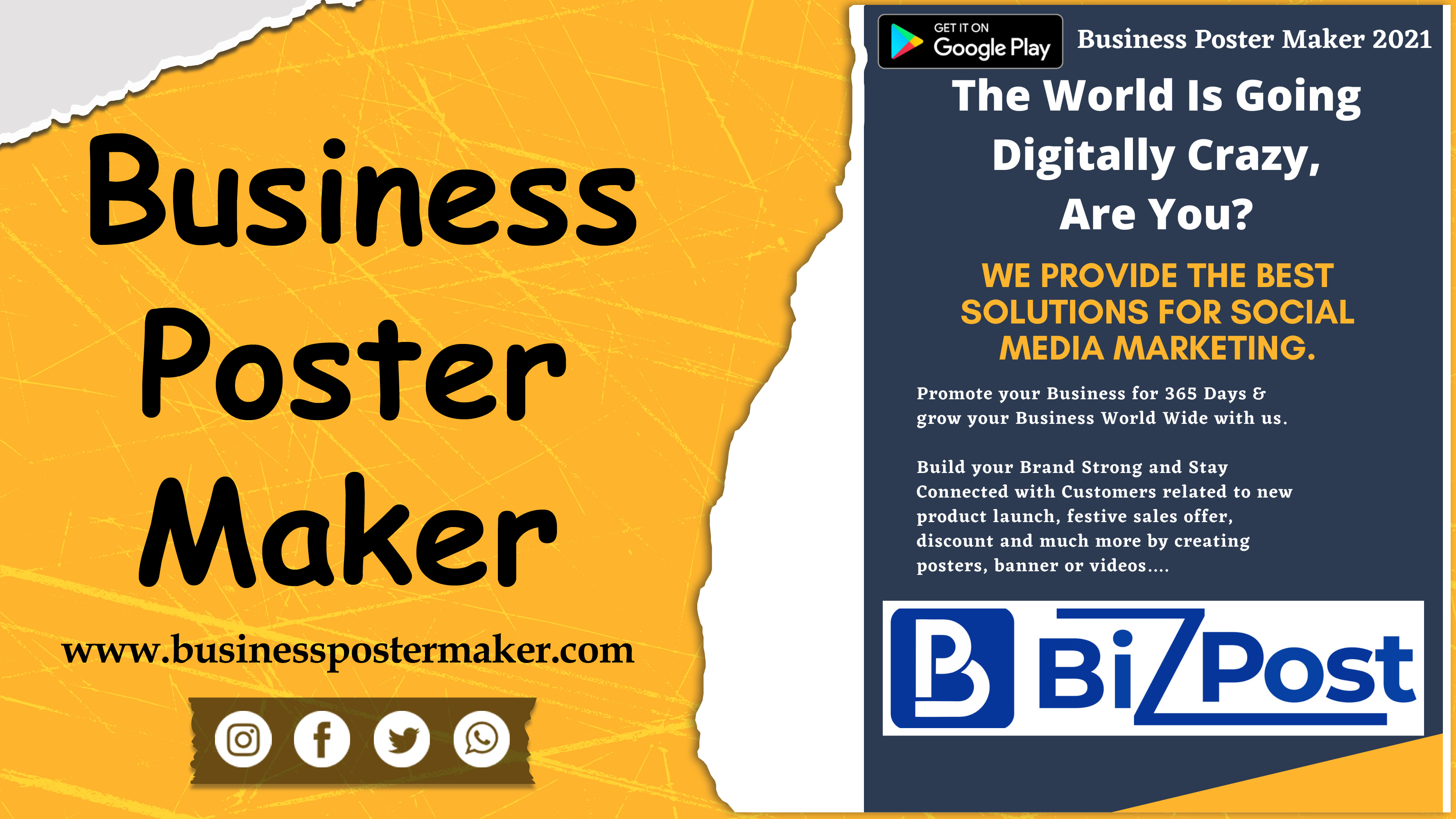 BusinessPosterMaker - Business Poster Maker for Daily Banner, New